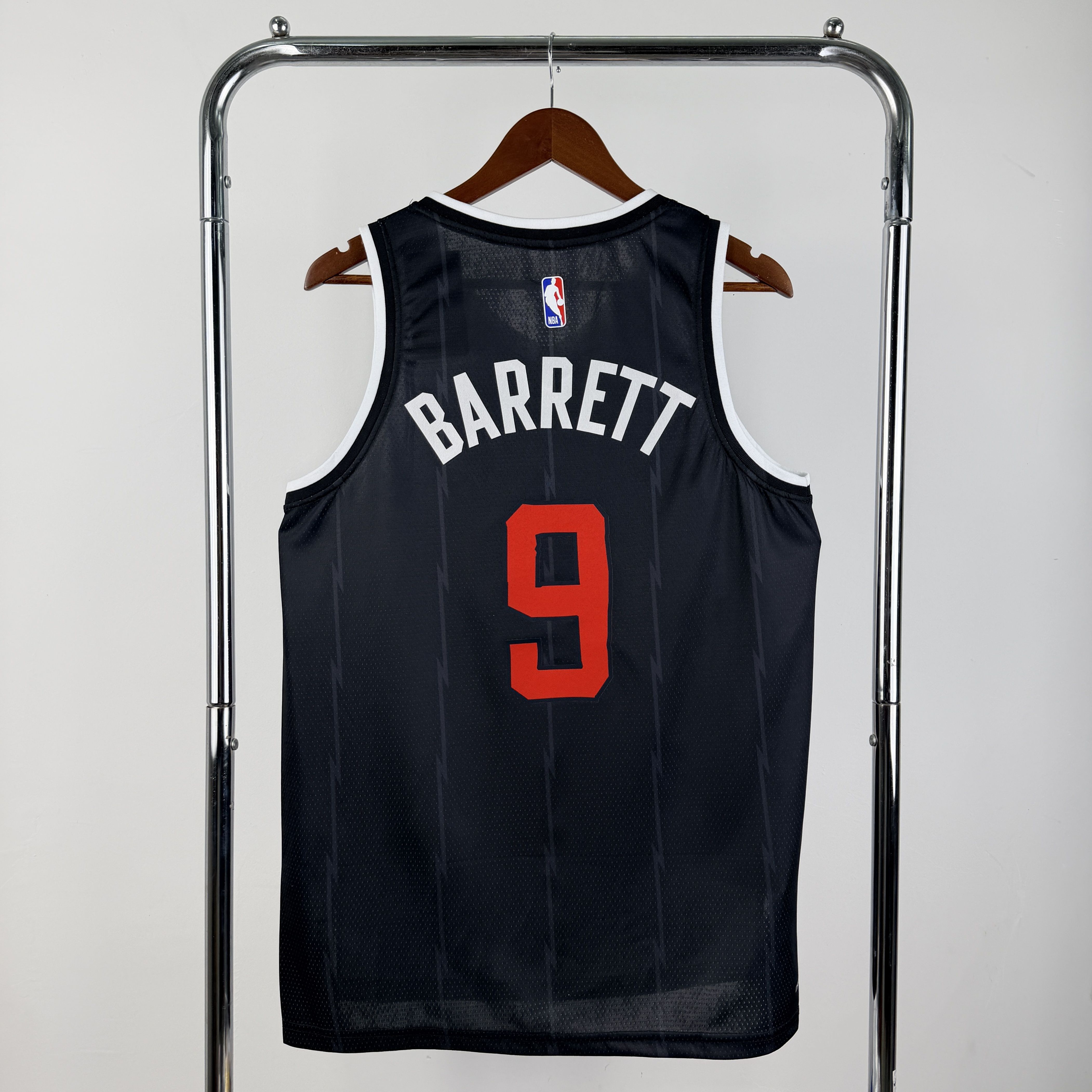Men Toronto Raptors #9 Barrtt Black City Edition Season 2026 Nike NBA Jersey-0